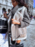 ELYNDI aviator type jacket - cappuccino